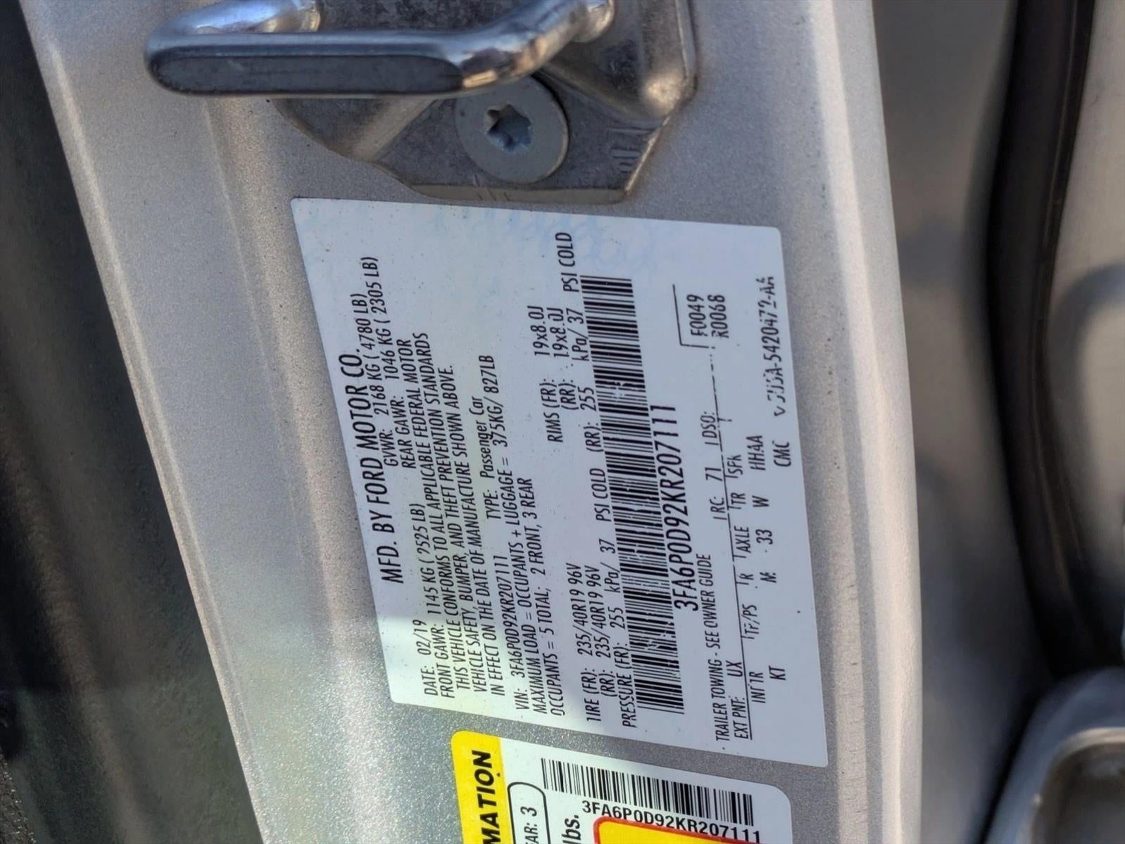 2019 Ford Fusion Titanium AWD