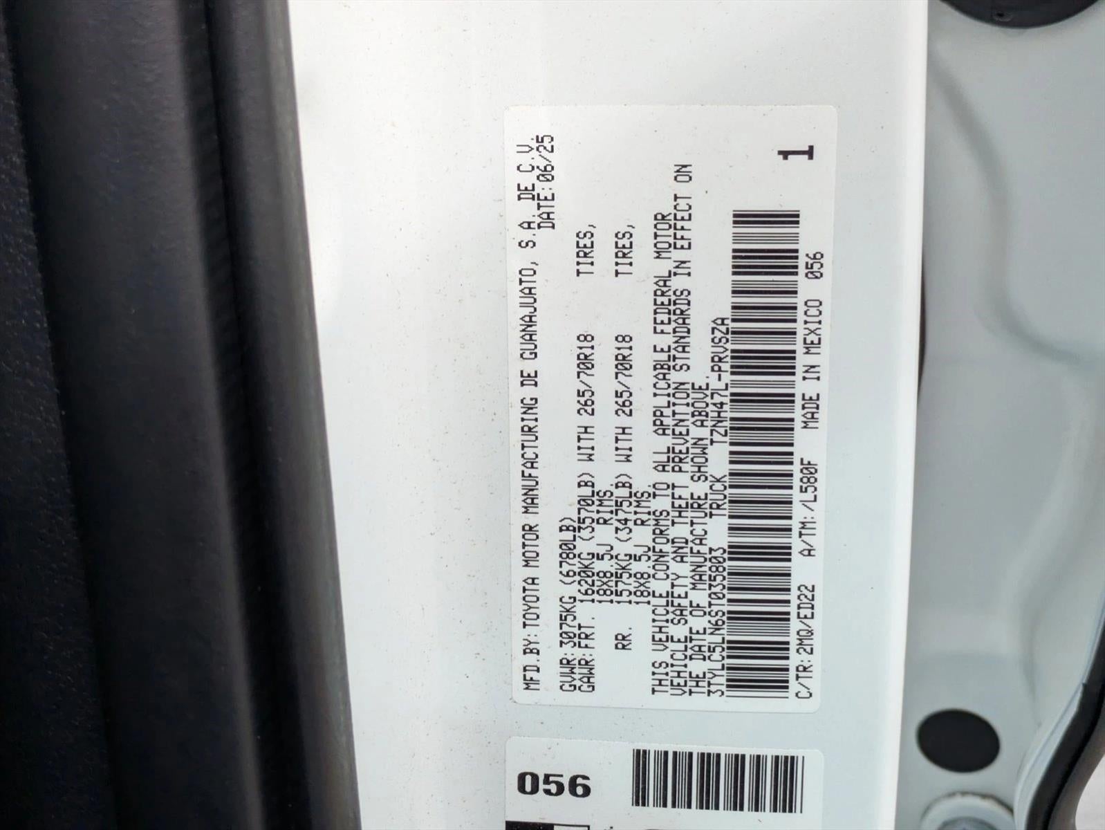 2025 Toyota Tacoma 4WD 4WD TRD Pro Hybrid Double Cab 5' Bed AT (Natl)