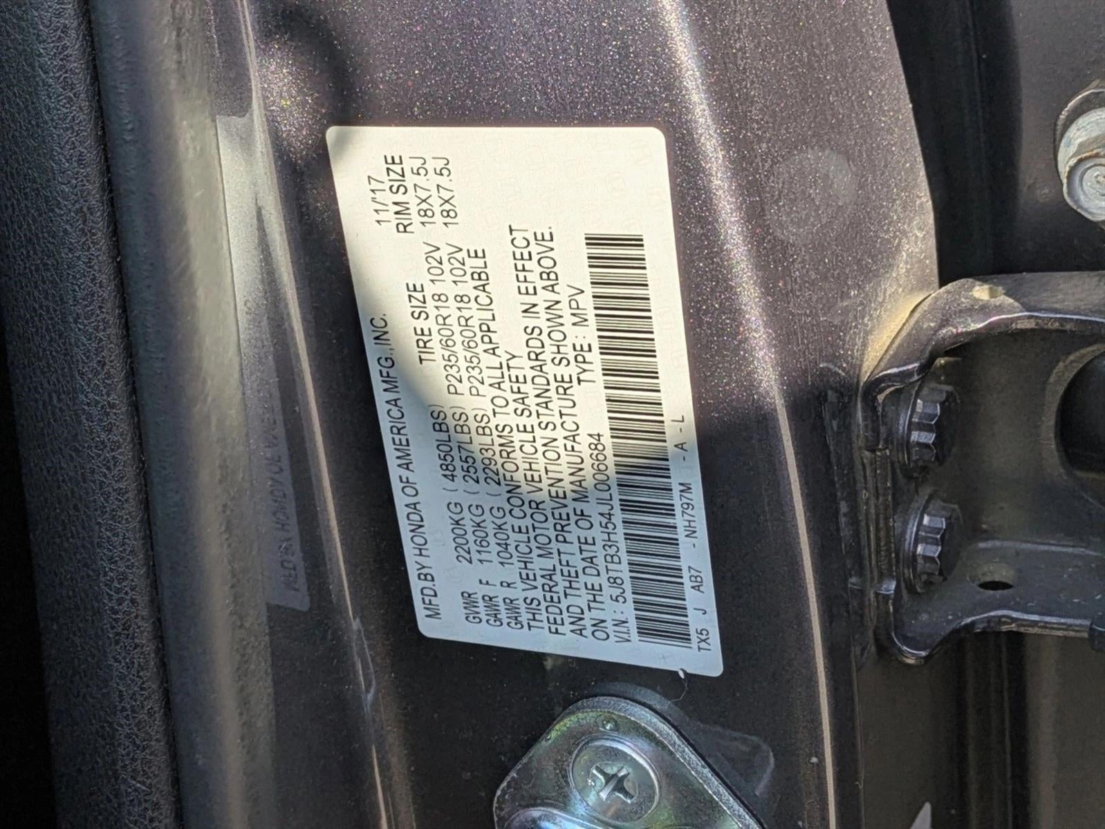 2018 Acura RDX FWD w/Technology Pkg