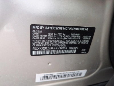 2016 BMW X5 xDrive35i AWD 4dr SAV