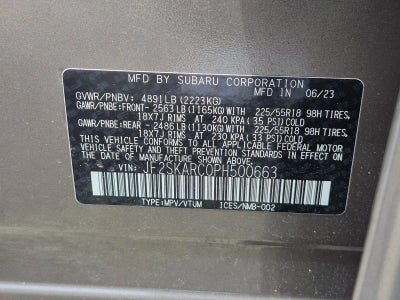 2023 Subaru Forester Touring CVT
