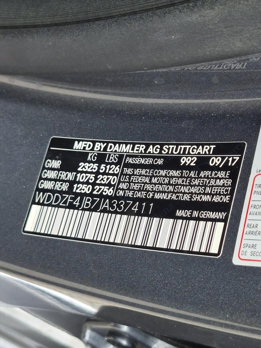 2018 Mercedes-Benz E-Class E 300 RWD Sedan
