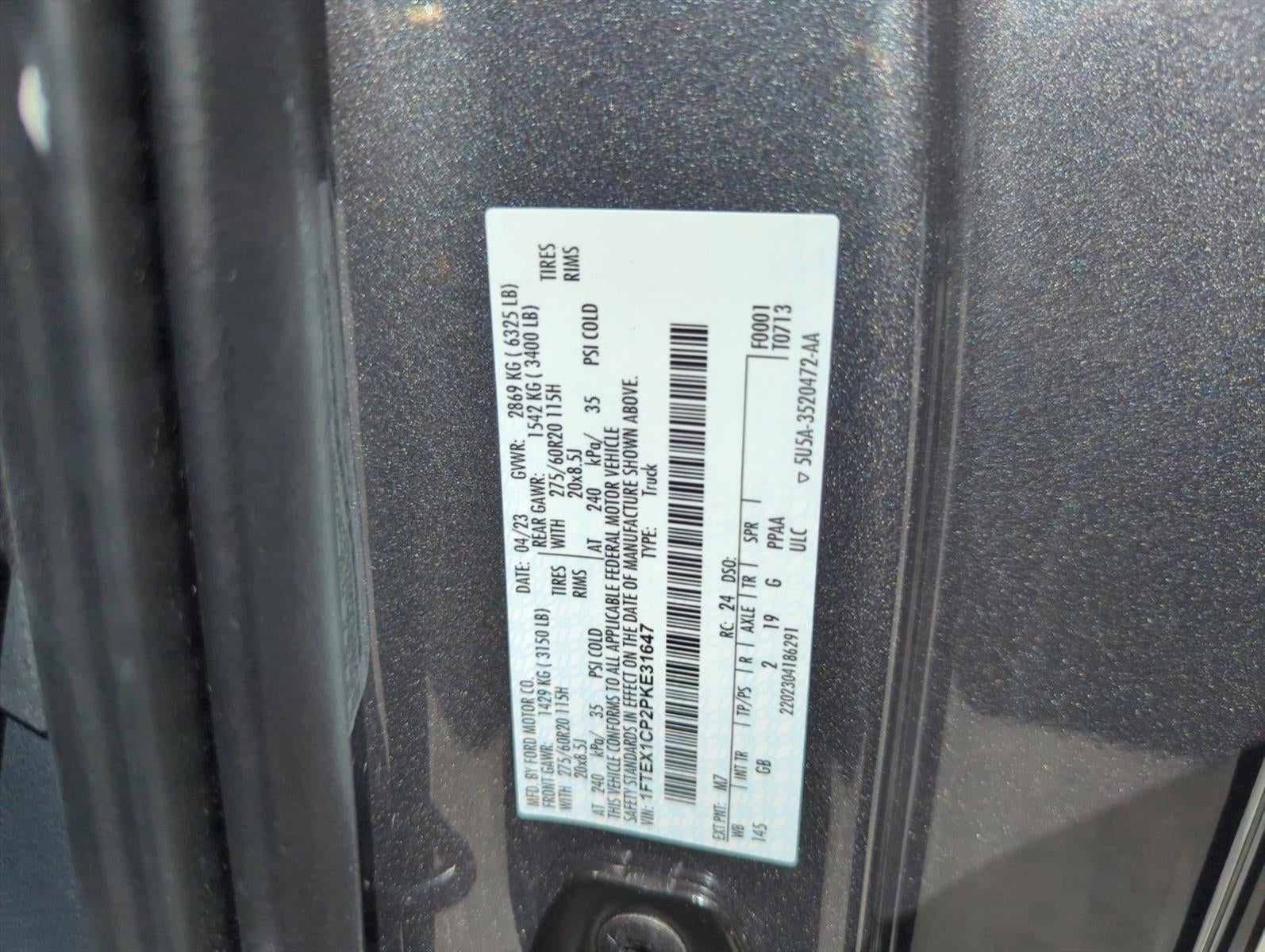 2023 Ford F-150 XL 2WD SuperCab 6.5' Box