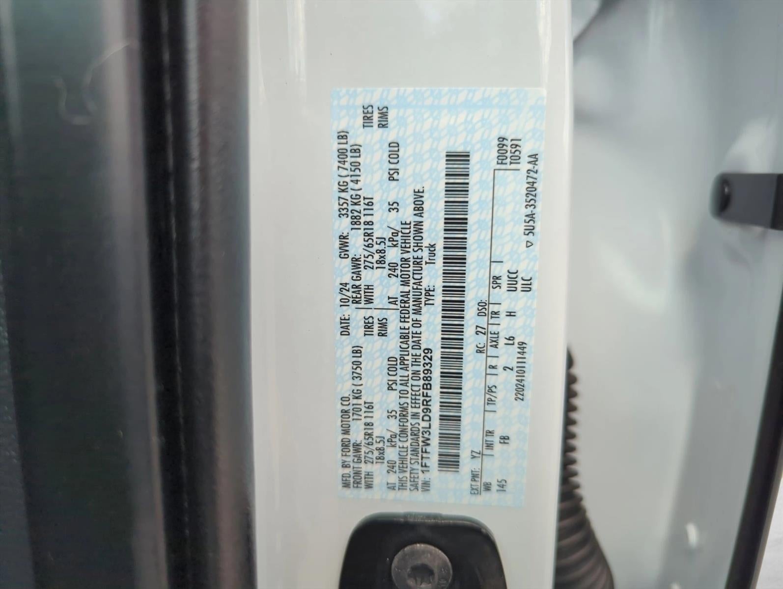 2024 Ford F-150 XLT 4WD SuperCrew 5.5' Box