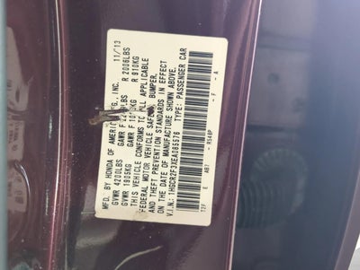 2014 Honda Accord Sedan LX CVT PZEV