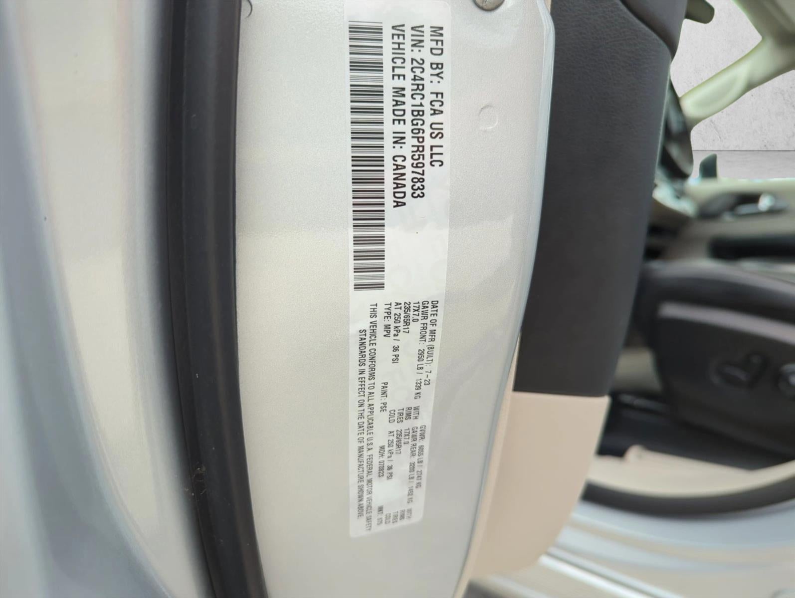 2023 Chrysler Pacifica Touring L FWD