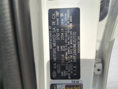 2021 Kia Forte LXS IVT