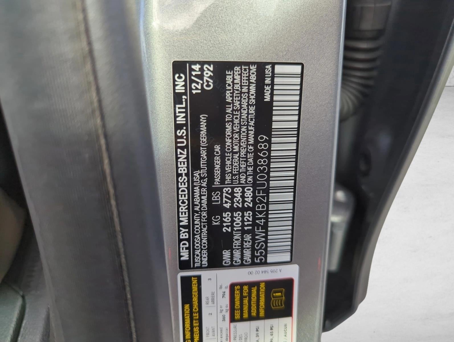 2015 Mercedes-Benz C-Class C 300 4MATIC® Luxury Sedan