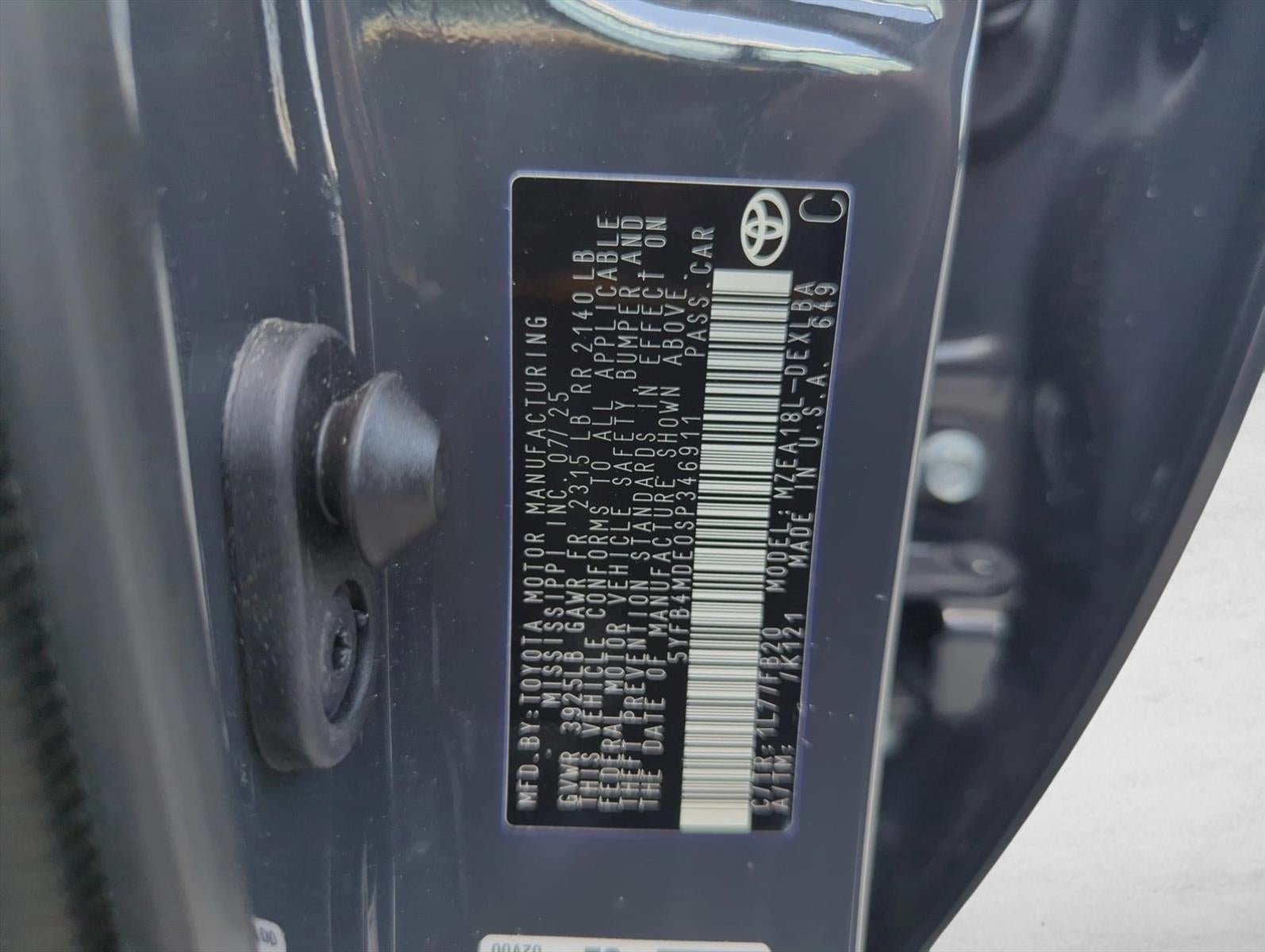 2025 Toyota Corolla LE CVT (Natl)