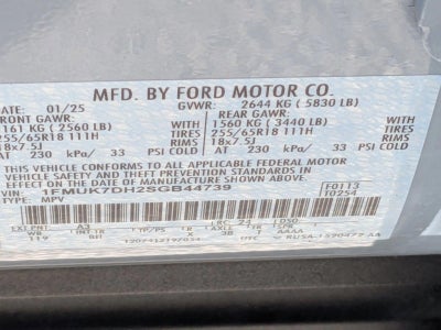 2025 Ford Explorer Active RWD
