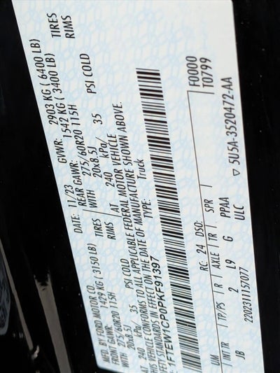 2023 Ford F-150 XL 2WD SuperCrew 5.5' Box
