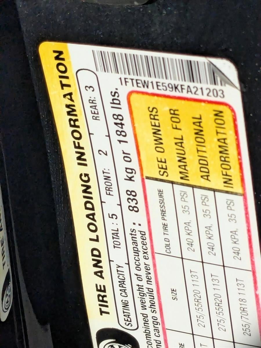 2019 Ford F-150 Platinum 4WD SuperCrew 5.5' Box