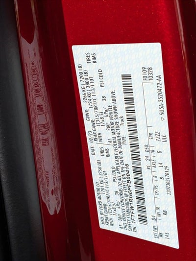 2023 Ford F-150 Raptor 4WD SuperCrew 5.5' Box