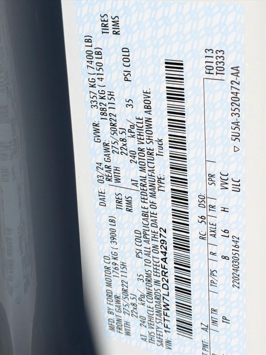 2024 Ford F-150 Platinum 4WD SuperCrew 5.5' Box