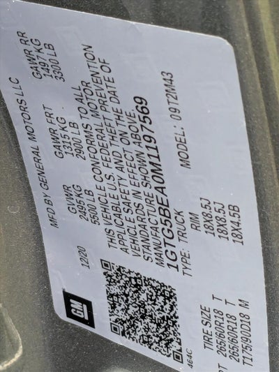 2021 GMC Canyon Crew Cab Short Box 2-Wheel Drive Elevation Standard