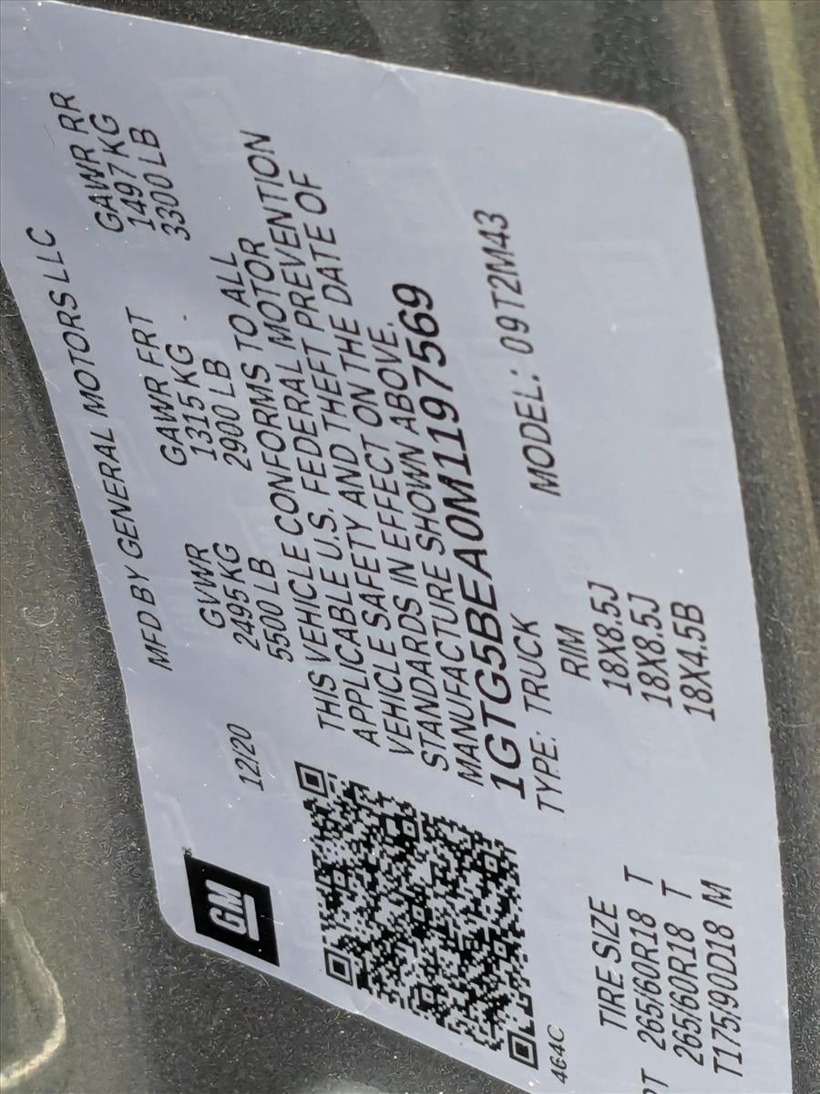 2021 GMC Canyon Crew Cab Short Box 2-Wheel Drive Elevation Standard