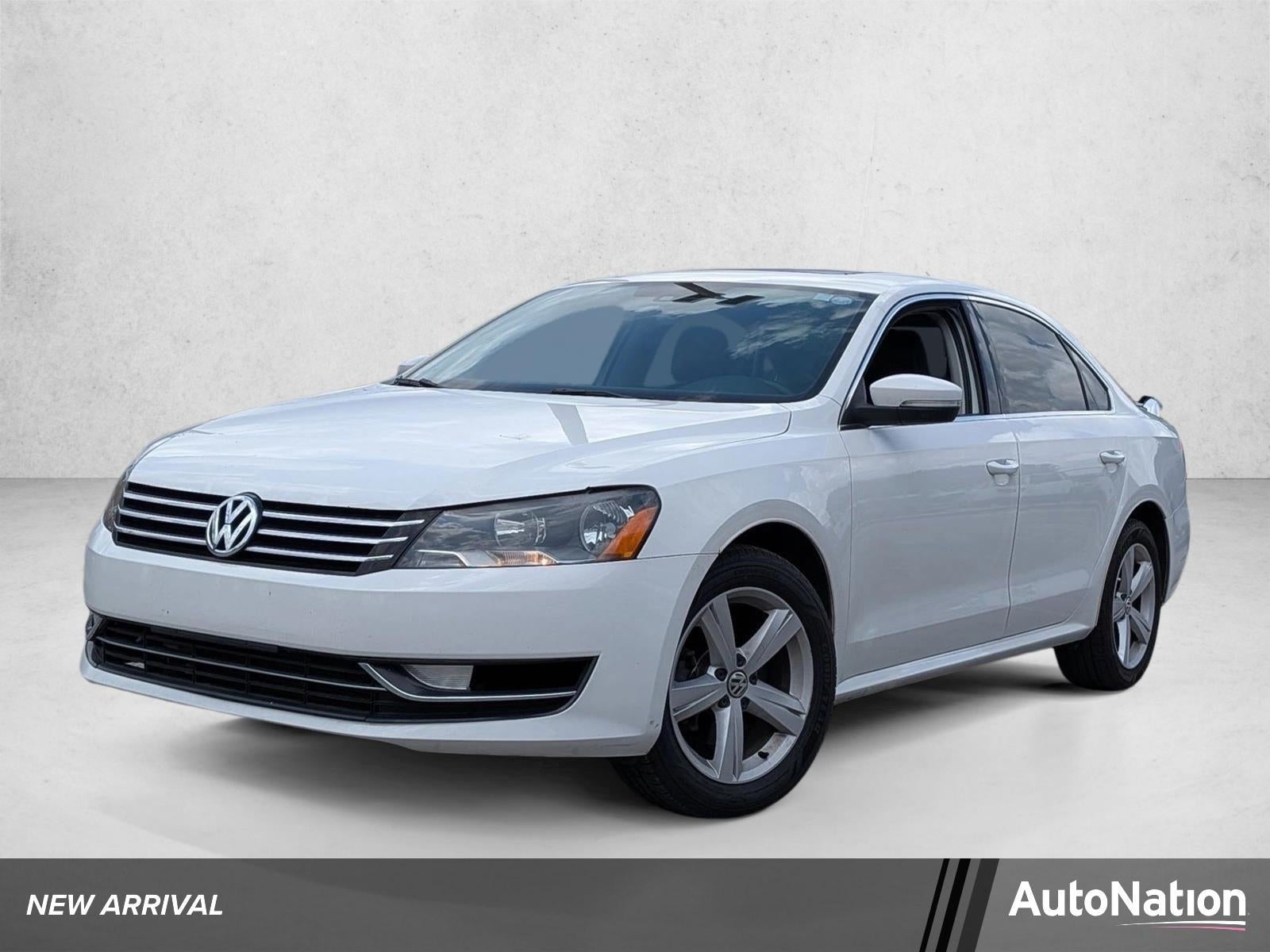 2013 Volkswagen Passat 4dr Sdn 2.5L Auto SE w/Sunroof PZEV