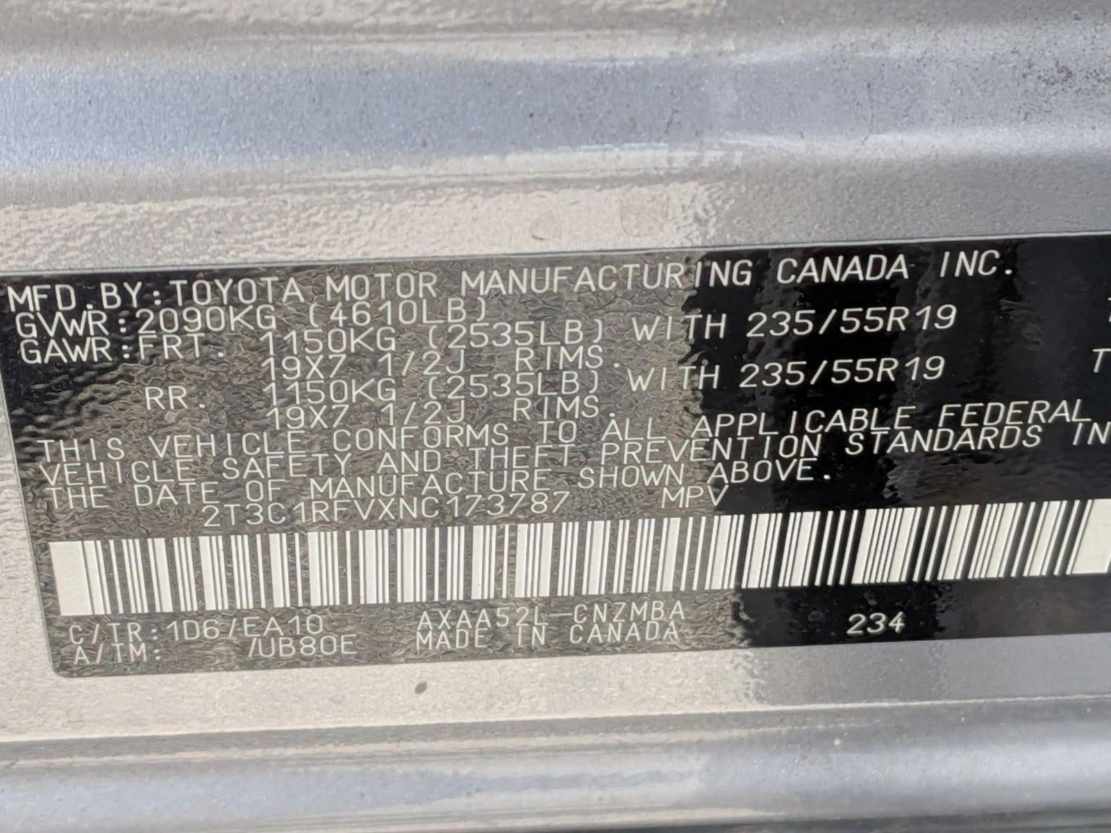 2022 Toyota RAV4 XLE Premium FWD (Natl)