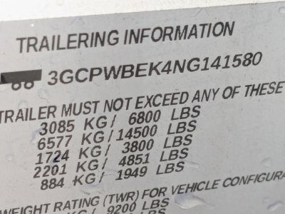 2022 Chevrolet Silverado 1500 LTD Crew Cab Short Box 2-Wheel Drive Custom