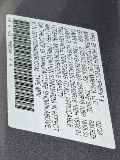 2024 Honda Pilot EX-L 8 Passenger 2WD