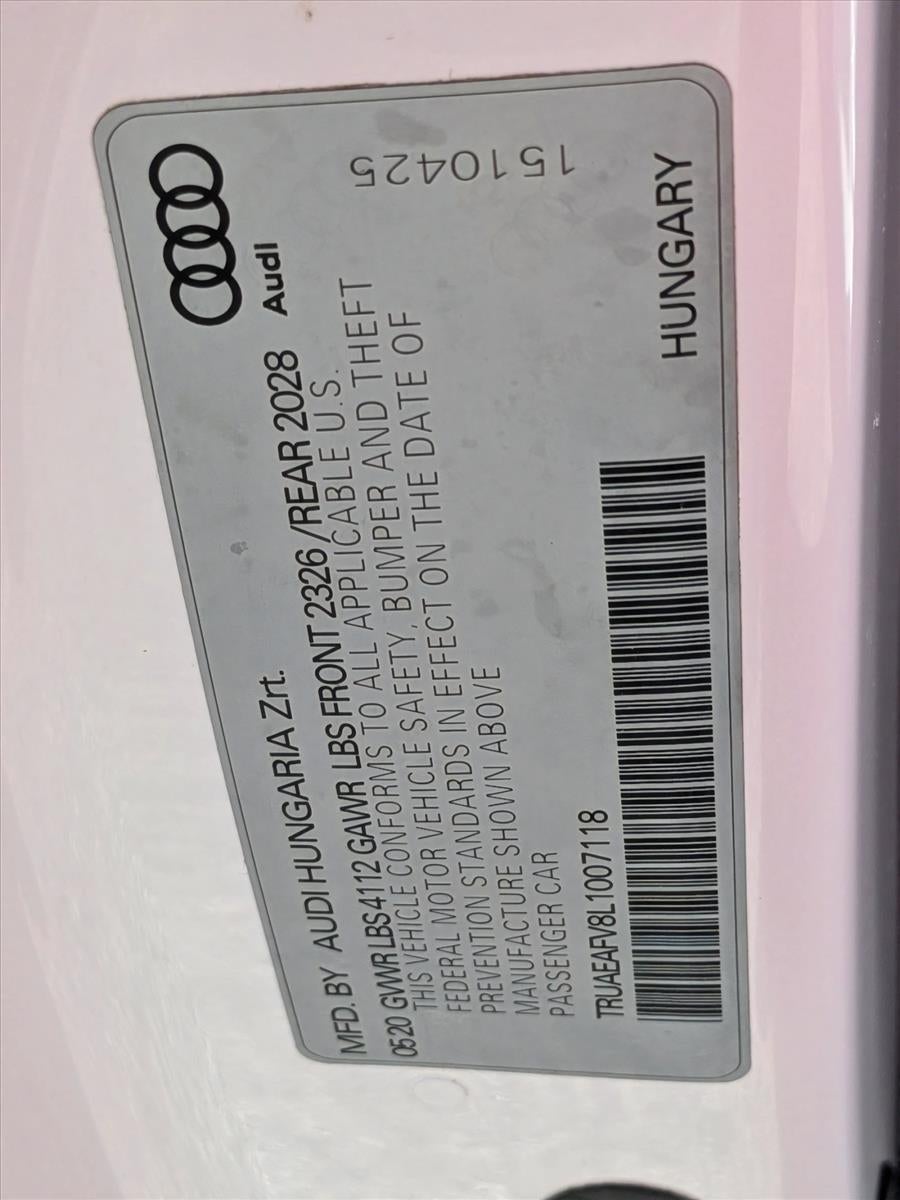 2020 Audi TT Coupe 45 TFSI quattro