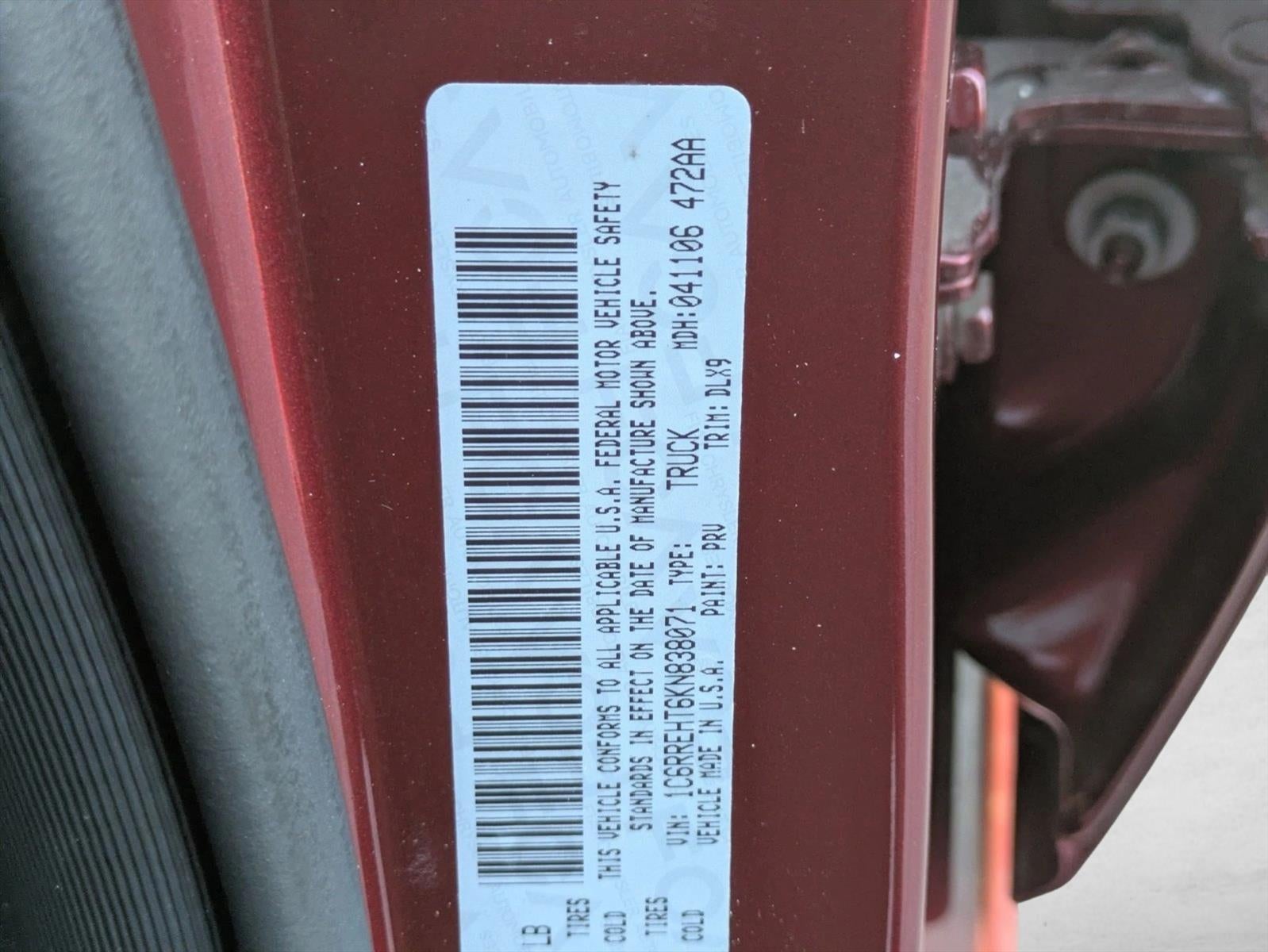 2019 RAM 1500 Limited 4x2 Crew Cab 5'7" Box