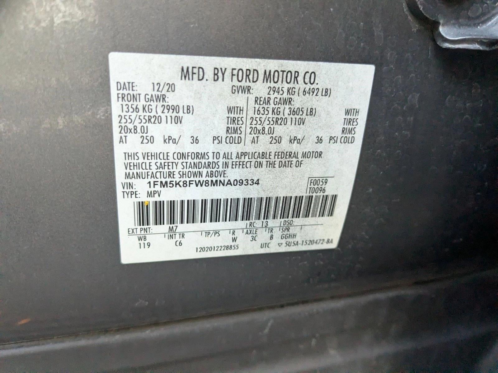 2021 Ford Explorer Limited 4WD