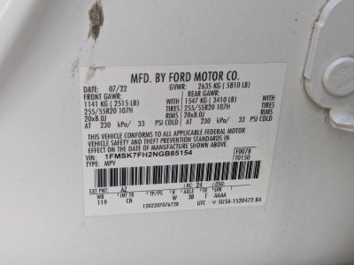 2022 Ford Explorer Limited RWD