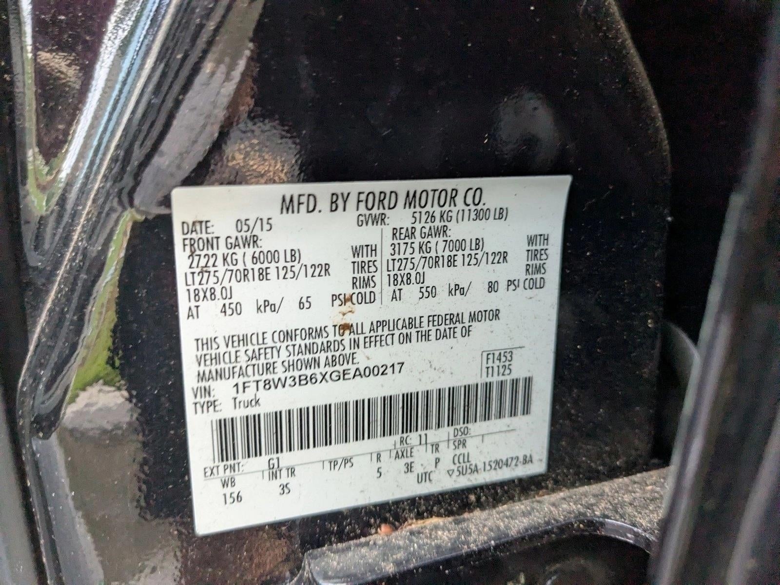 2016 Ford Super Duty F-350 SRW 4WD Crew Cab 6-3/4 Ft Box XLT