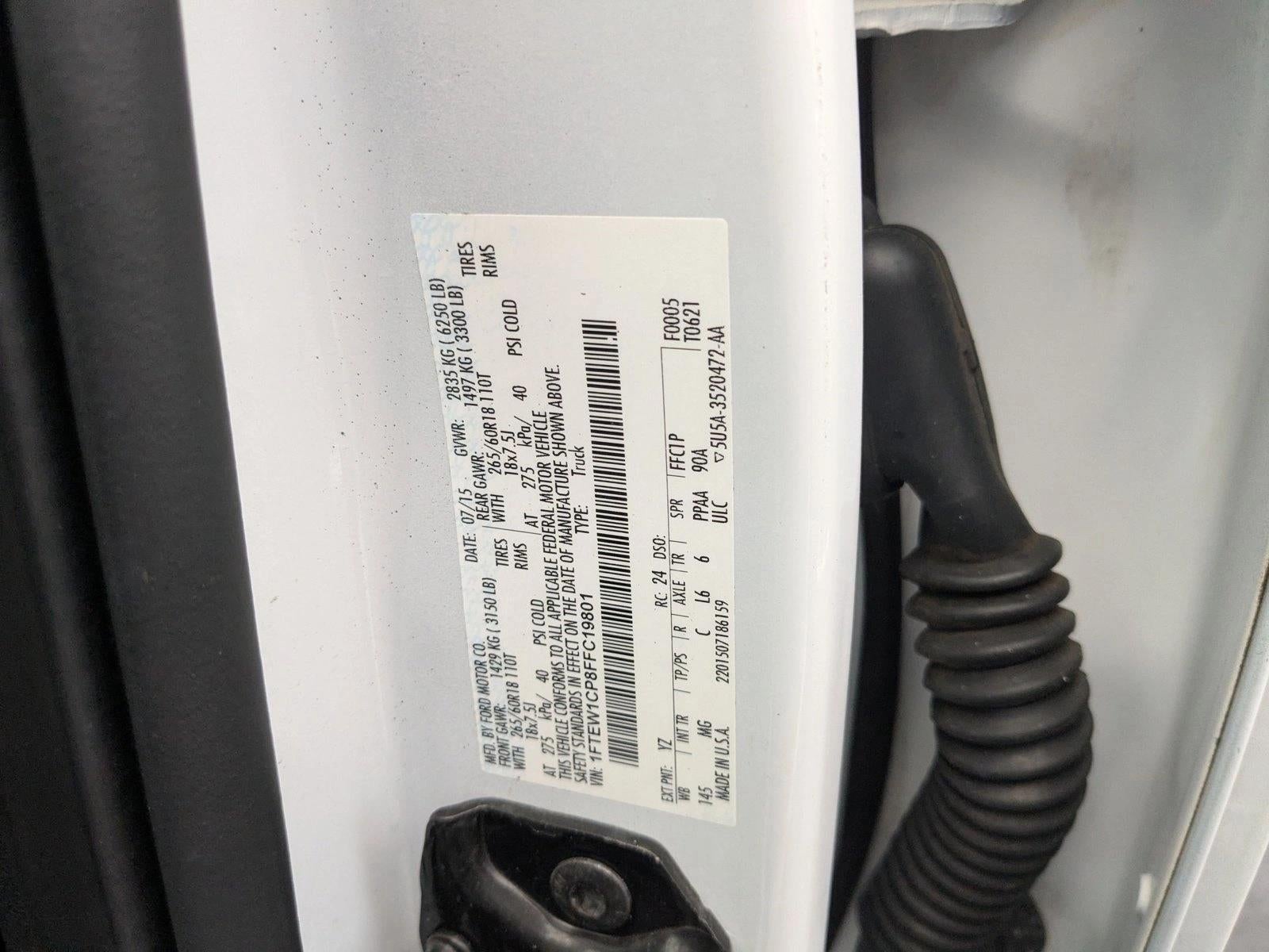 2015 Ford F-150 2WD SuperCrew 5-1/2 Ft Box XLT