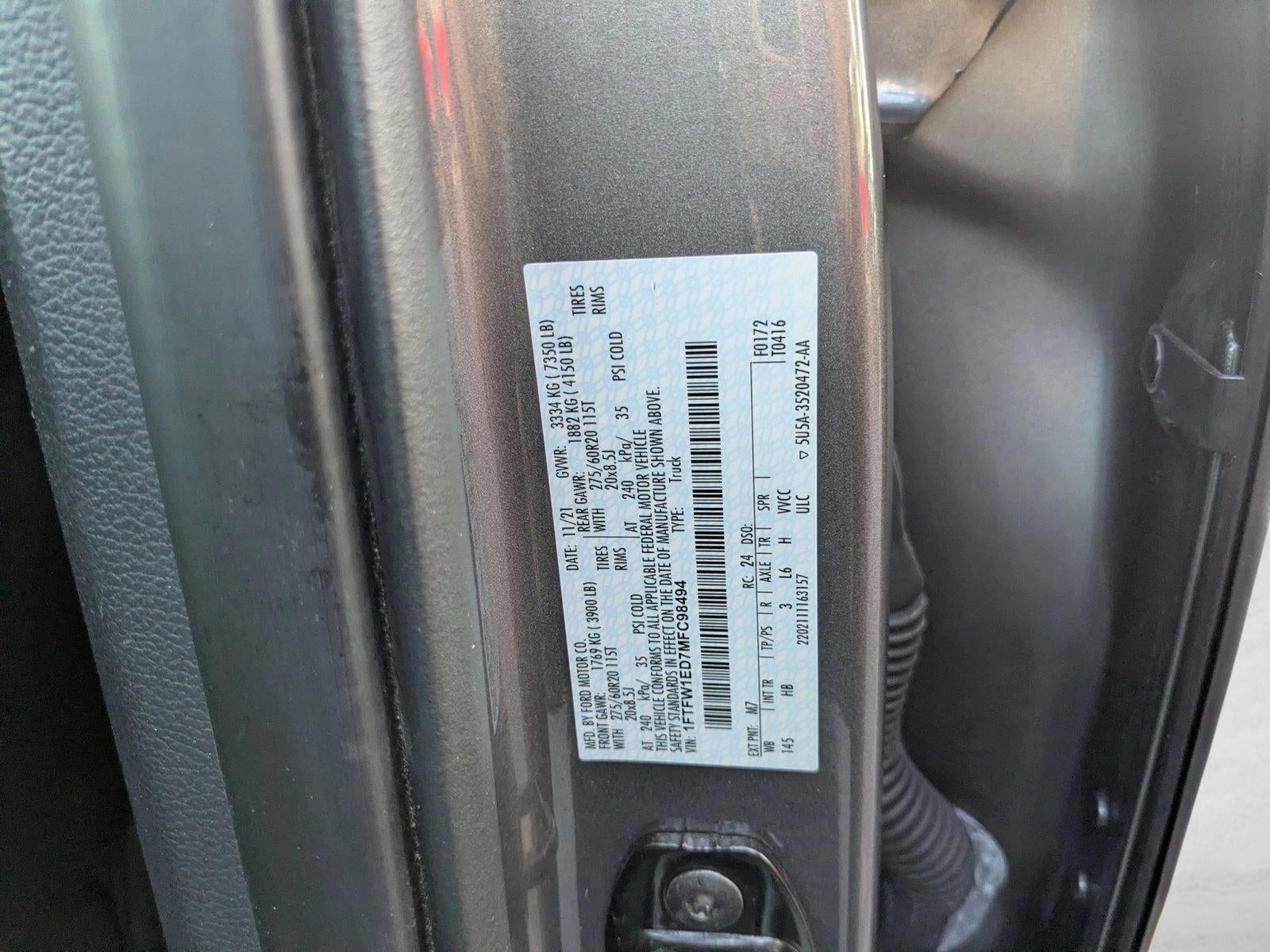 2021 Ford F-150 LARIAT 4WD SuperCrew 5.5' Box