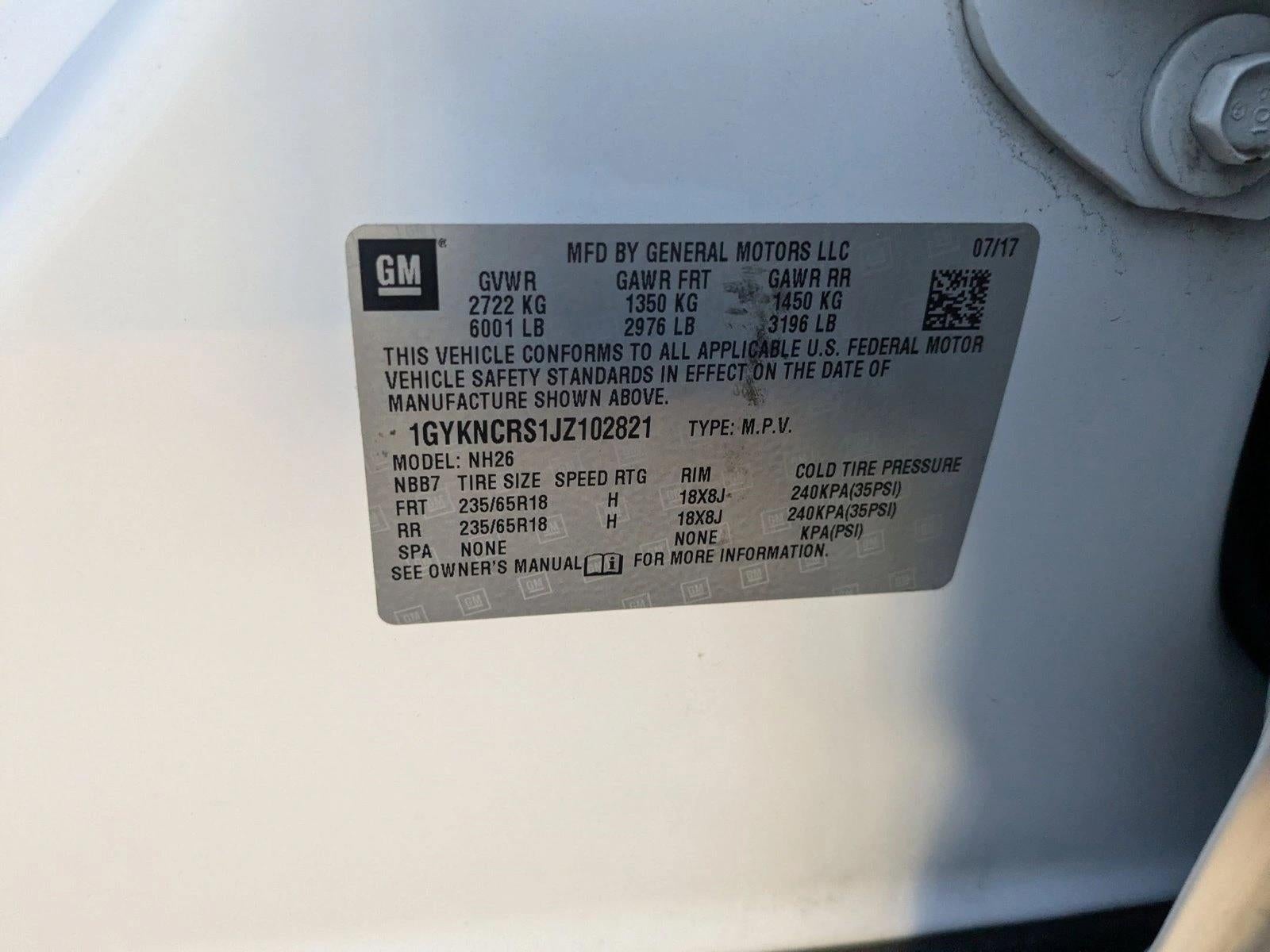 2018 Cadillac XT5 FWD 4dr Luxury