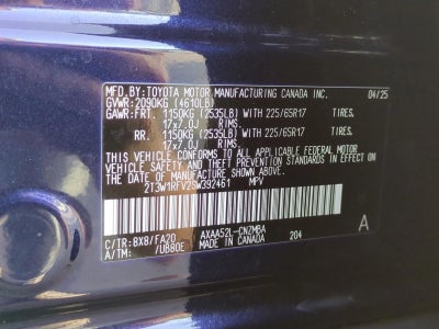 2025 Toyota RAV4 XLE FWD (Natl)