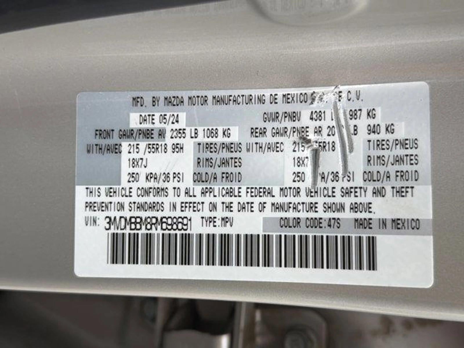 2024 Mazda Mazda CX-30 2.5 S Select Sport AWD