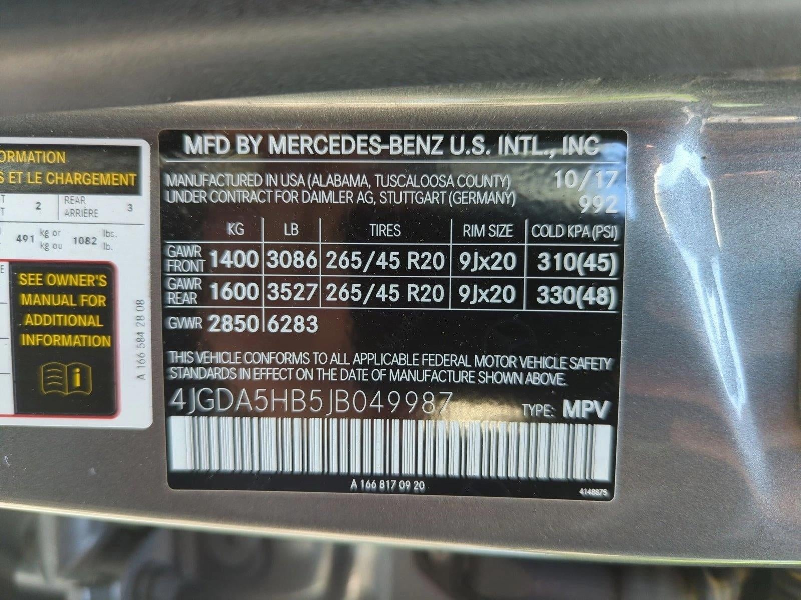 2018 Mercedes-Benz GLE GLE 350 4MATIC® SUV