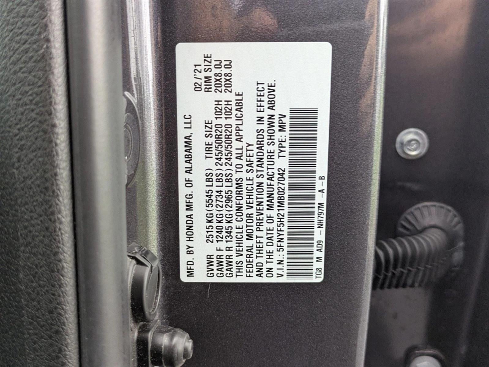 2021 Honda Pilot Special Edition 2WD