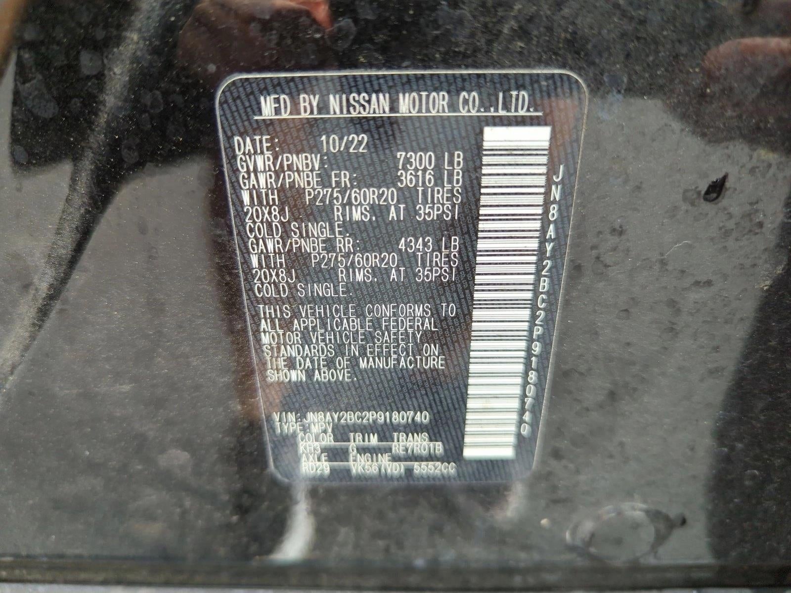 2023 Nissan Armada 4x2 SL