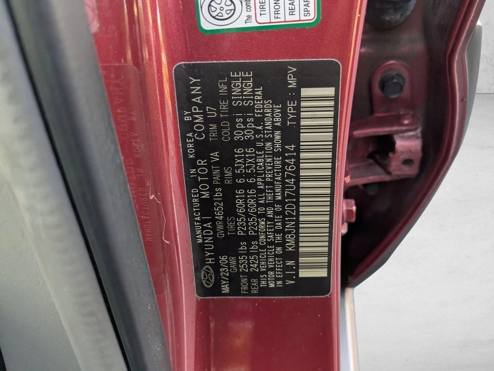 2007 Hyundai TUCSON FWD 4dr Auto SE