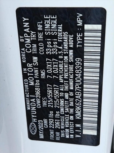 2023 Hyundai KONA SEL Auto FWD