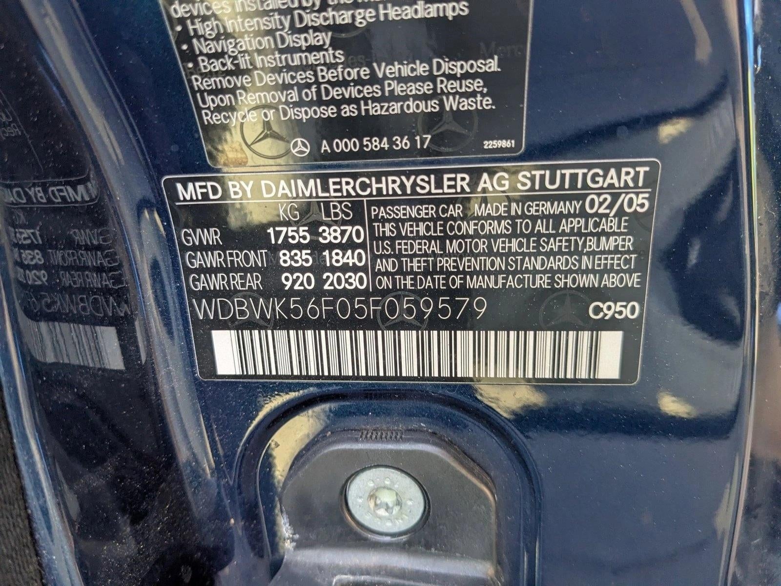 2005 Mercedes-Benz SLK Base