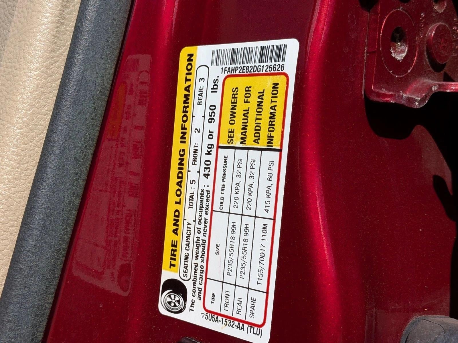 2013 Ford Taurus 4dr Sdn SEL FWD