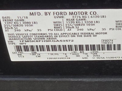 2019 Ford Explorer Limited 4WD