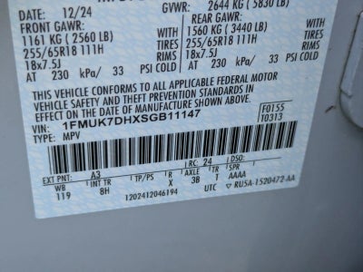 2025 Ford Explorer Active RWD