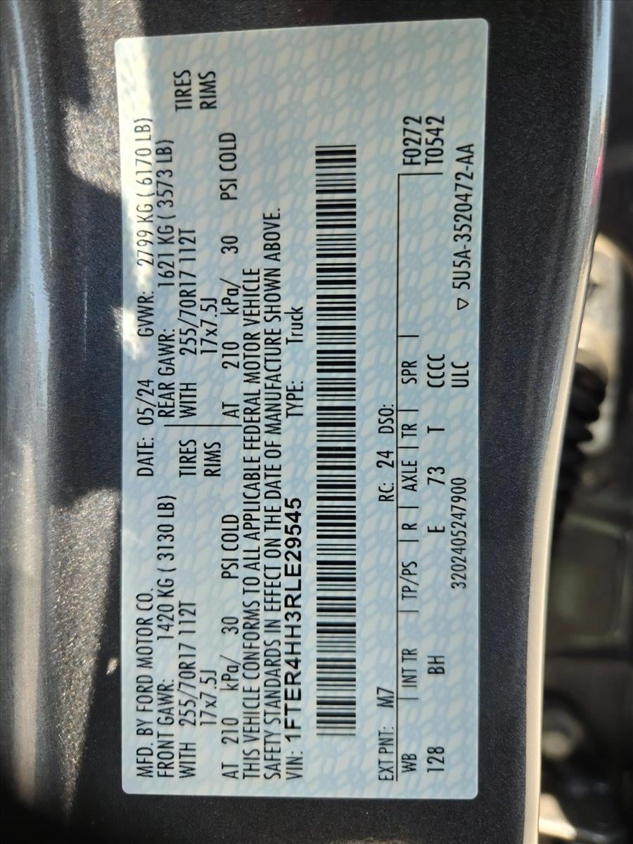 2024 Ford Ranger XLT 4WD SuperCrew 5' Box