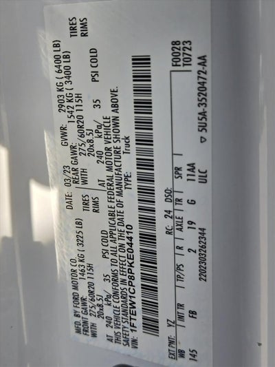 2023 Ford F-150 XLT 2WD SuperCrew 5.5' Box