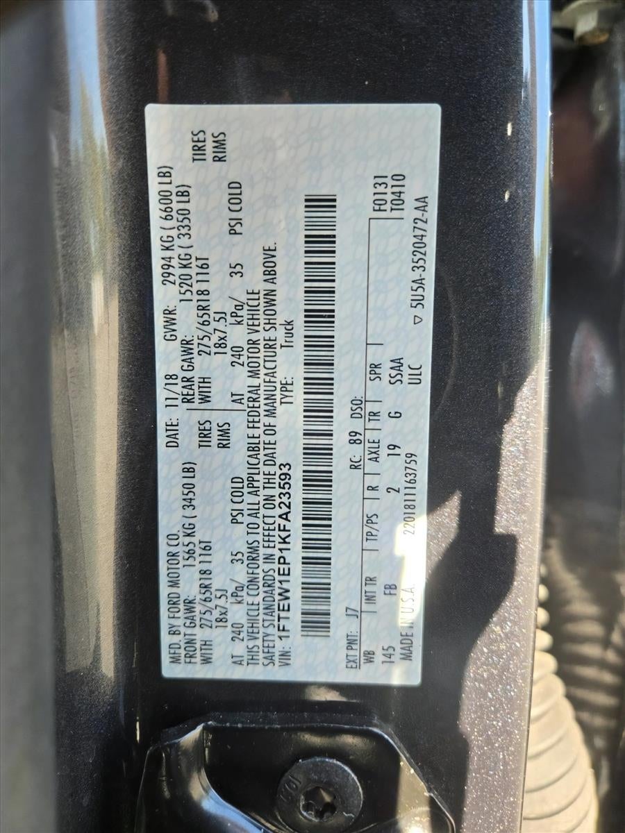 2019 Ford F-150 XLT 4WD SuperCrew 5.5' Box