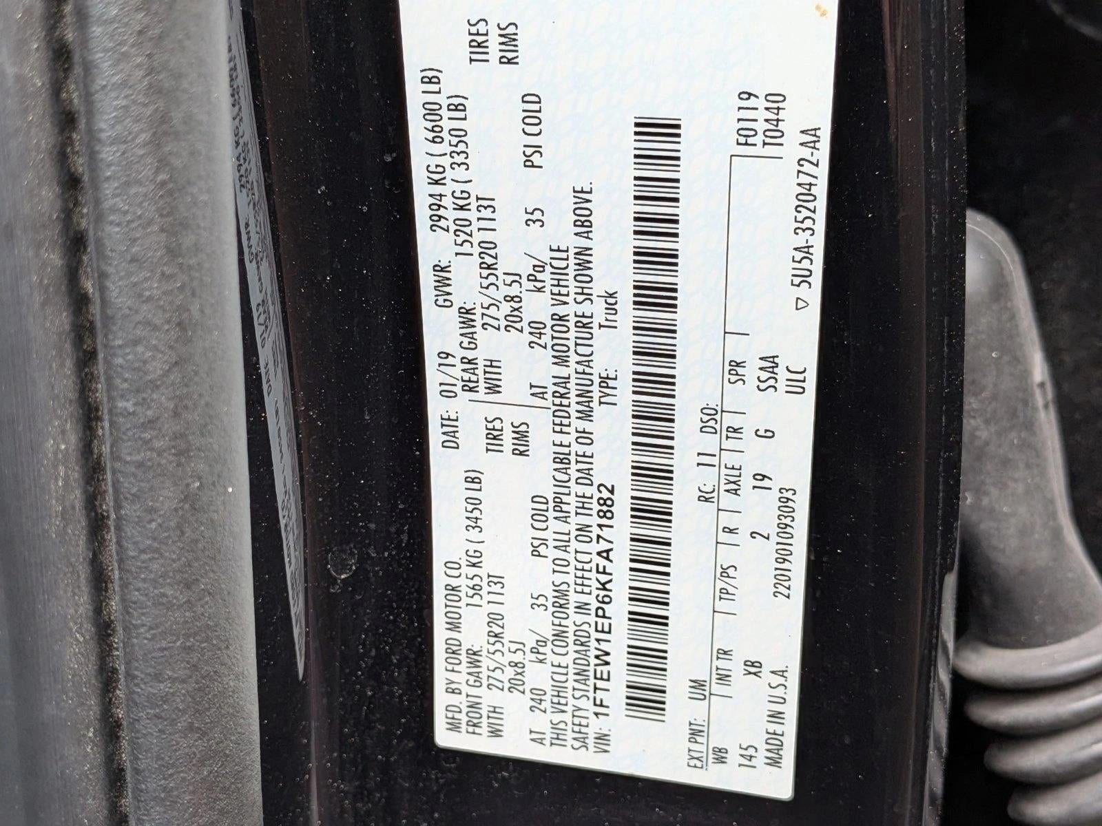 2019 Ford F-150 XLT 4WD SuperCrew 5.5' Box