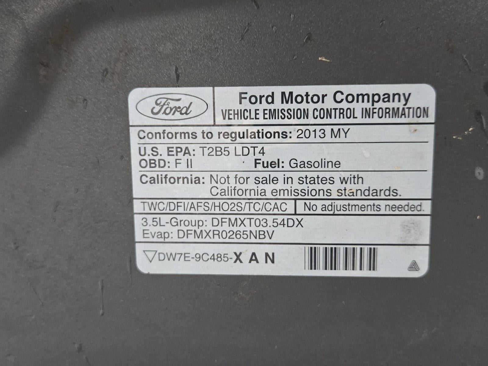 2013 Ford F-150 4WD SuperCrew 5-1/2 Ft Box Platinum