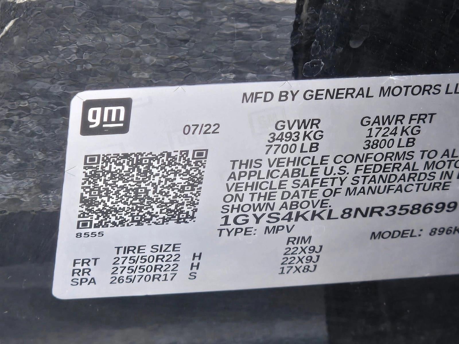 2022 Cadillac Escalade ESV 4WD Premium Luxury