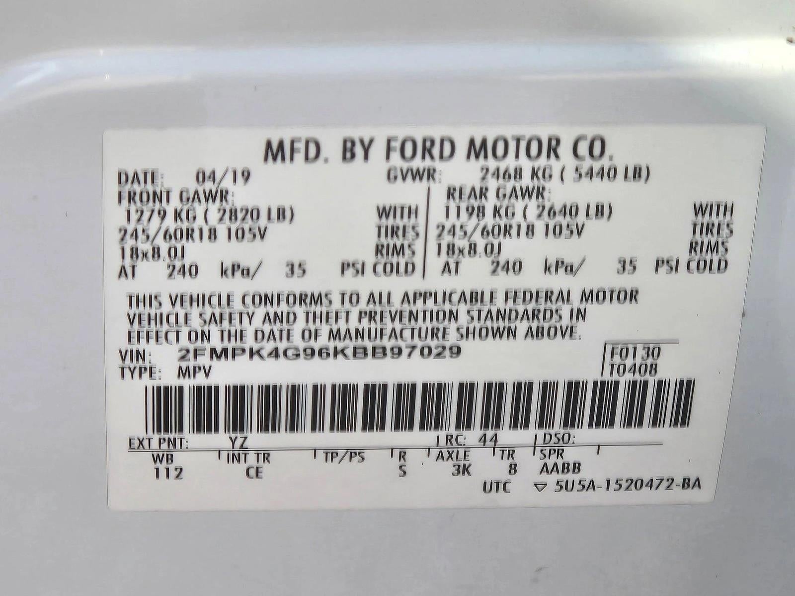 2019 Ford Edge SE AWD